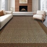 Ultra Soft Area Rug, Non Slip, Stain Resistant, Washable Area Rugs for Living Room, Bedroom, Modern Natural Leopard Large Non Shedding(Brown)