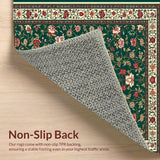 Vintage Botanical Flourish Motif(Green)