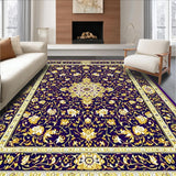 Ultra Soft Area Rug, Non Slip, Stain Resistant, Washable Area Rugs for Living Room, Bedroom, Victorian Era Antique(Purple)