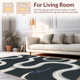 Bold Transitional Serpent Imagery(Black)