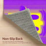 Creative Psychedelic Patterned Decor(Yellow)