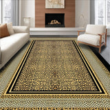 Ultra Soft Area Rug, Non Slip, Stain Resistant, Washable Area Rugs for Living Room, Bedroom, Neutral Toned Leopard Pattern(Beige)