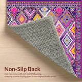 Chic Multi Colored Diamond Motif(Pink)