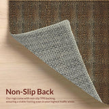 Ultra Soft Area Rug, Non Slip, Stain Resistant, Washable Area Rugs for Living Room, Bedroom, Fierce Animal Print Aesthetic(Brown)