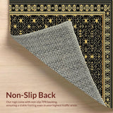 Elegant Geometric Black Gold Fusion(Black)