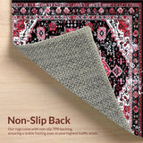 Luxurious Black Abstract Design(Red)