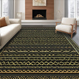 Trendy Modernist Geometric Fusion(Black)