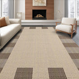 Ultra Soft Area Rug, Non Slip, Stain Resistant, Washable Area Rugs for Living Room, Bedroom, Chic Checkerboard Earthy Aesthetic(Beige)