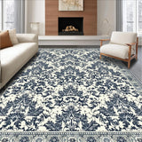 Ultra Soft Area Rug, Non Slip, Stain Resistant, Washable Area Rugs for Living Room, Bedroom, Stain-Resistant Gray Area Rug for Pet-Friendly Kitchen(White)