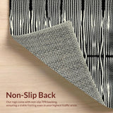 Dramatic Black and Beige Visual Flow(Black)