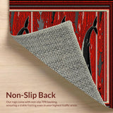 Elegant Black Whale Silhouette(Red)