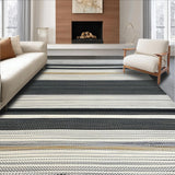 Cozy Distressed Black and Beige Style(Black)