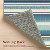 Sophisticated High Contrast Stripe Design(Beige)