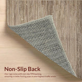 Elegant Tiled Motif with Tassels(Beige)