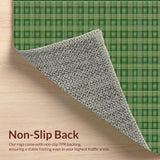 Classic Olive Green Checkerboard Style(Green)