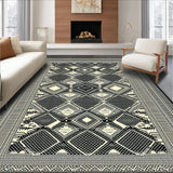 Elegant Earthy Toned Lattice(Black)