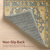 Rustic Earthy Floral Tiled Motif(Blue)