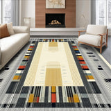 Chic Abstract Linear Design(Beige)