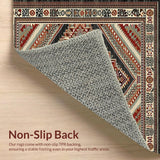 Vintage Inspired Symmetrical Motif(Red)