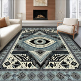 Artisanal Black and Gray Tiled Design(Gray)