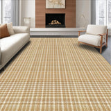 Ultra Soft Area Rug, Non Slip, Stain Resistant, Washable Area Rugs for Living Room, Bedroom, Artistic Warm Tones Abstract(Beige)