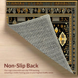 Intricate Ethnic Tiled Arrangement(Black)