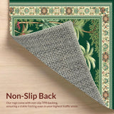 Elegant Palm Leaf Motif(Green)