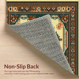 Ultra Soft Area Rug, Non Slip, Stain Resistant, Washable Area Rugs for Living Room, Bedroom, Rustic Bear Lodge Bedroom Non-Slip Carpet(Beige)