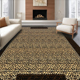 Ultra Soft Area Rug, Non Slip, Stain Resistant, Washable Area Rugs for Living Room, Bedroom, Warm Beige Distressed Charm(Beige)
