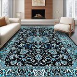 Rustic Retro Floral Medallion Style(Black)