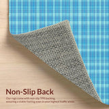 Elegant Minimalist Check Motif(Blue)