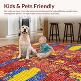 Energetic Vibrant Tactile Exploration(Red)