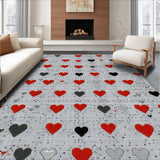 Unique Abstract Heart Inspired Accent(Red)