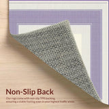 Elegant Lavender Geometric Fusion(Ivory)