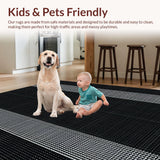 Elegant Shaggy Circular Aesthetic(Black)