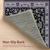 Luxurious Monochrome Nature Motif(Black)