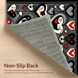 Whimsical Abstract Heart Motif(Black)