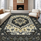 Contemporary Abstract Circular Art(Black)