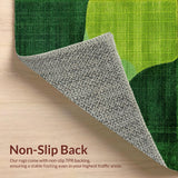 Contemporary Cozy Shag Design(Green)