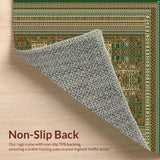 Vibrant Abstract Patterned Elegance(Green)