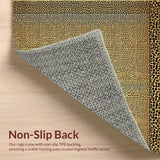 Ultra Soft Area Rug, Non Slip, Stain Resistant, Washable Area Rugs for Living Room, Bedroom, Dynamic Animal Print Visual Charm(Beige)