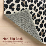 Ultra Soft Area Rug, Non Slip, Stain Resistant, Washable Area Rugs for Living Room, Bedroom, Contemporary Zebra Pattern Entryway Area Rug(Beige)