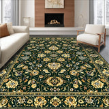 Vibrant Gold Geometric Design(Green)
