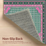 Cozy Vintage Geometric Composition(Green)