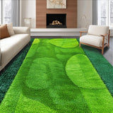 Elegant Greenery Abstract Print(Green)