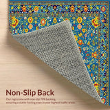 Eclectic Colorful Medallion Motif(Blue)