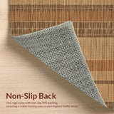Ultra Soft Area Rug, Non Slip, Stain Resistant, Washable Area Rugs for Living Room, Bedroom, Rustic Wildlife Non-Slip Living Room Rug(Brown)