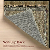 Ultra Soft Area Rug, Non Slip, Stain Resistant, Washable Area Rugs for Living Room, Bedroom, Lively Urban Safari Style(Brown)