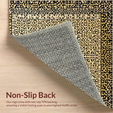 Ultra Soft Area Rug, Non Slip, Stain Resistant, Washable Area Rugs for Living Room, Bedroom, Minimalist Leopard Print Elegance(Beige)