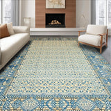Ultra Soft Area Rug, Non Slip, Stain Resistant, Washable Area Rugs for Living Room, Bedroom, Geometric Spotted Abstract Animal Inspired Design Beige(Beige)